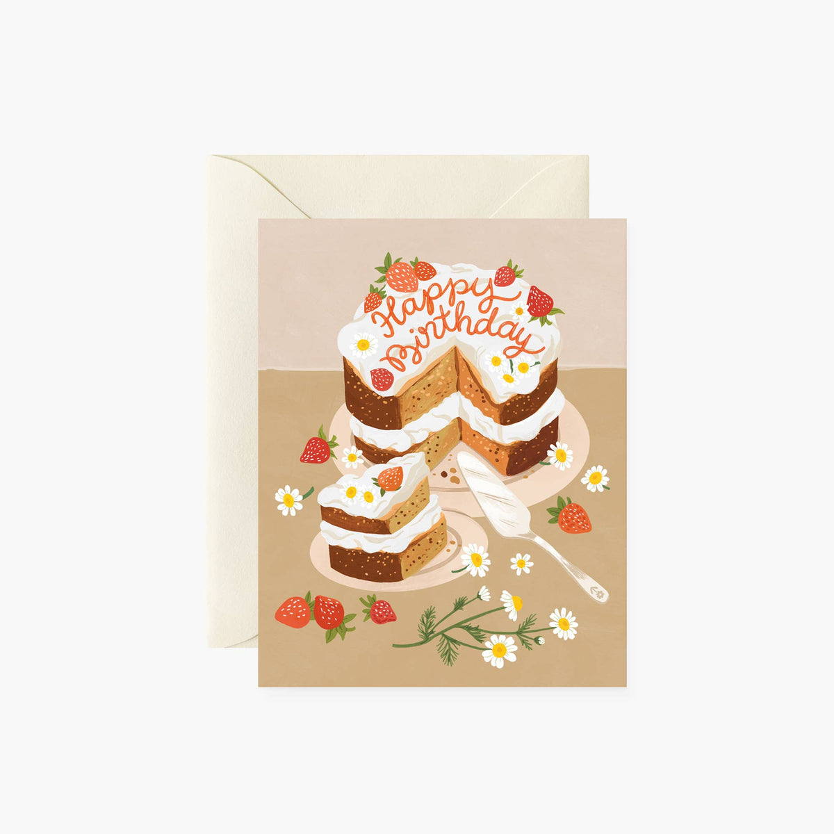 HOMEMADE BIRTHDAY CAKE - greeting card