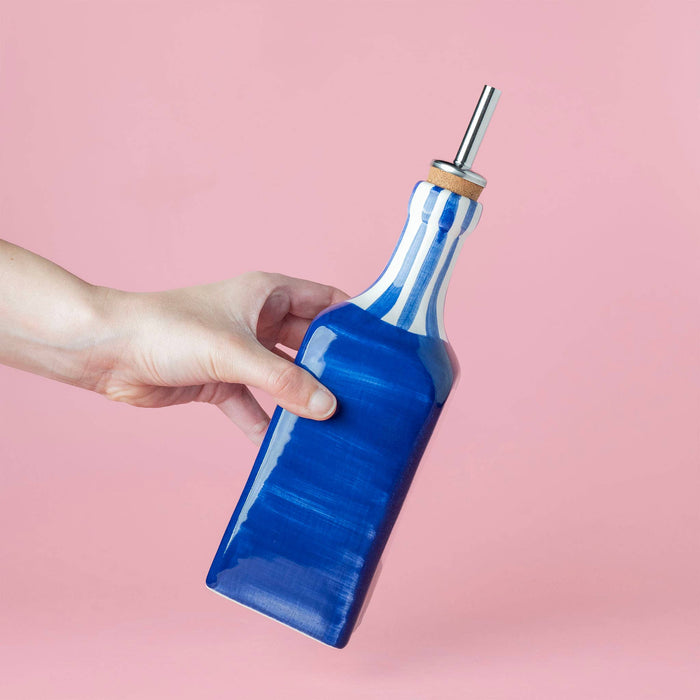 Blue & White Ceramic Oil Dispenser
