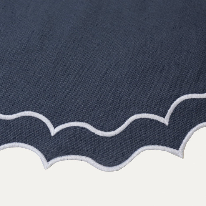 Navy Blue Waves Placemat - Set of 4