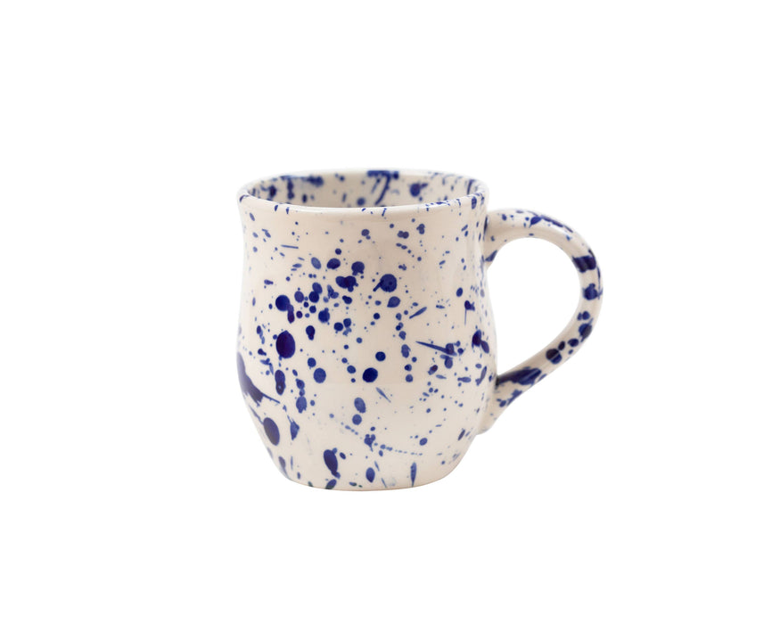 Blue Splatter Ceramic Mug