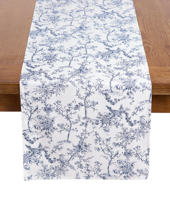 Timeless Toile Table Linen Runner