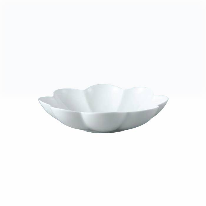 Blooming White Large Serving Bowl