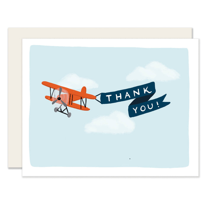 Airplane Thank You | Thank You Card: Single