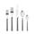 Grey - Italian Made Flatware 5 piece set