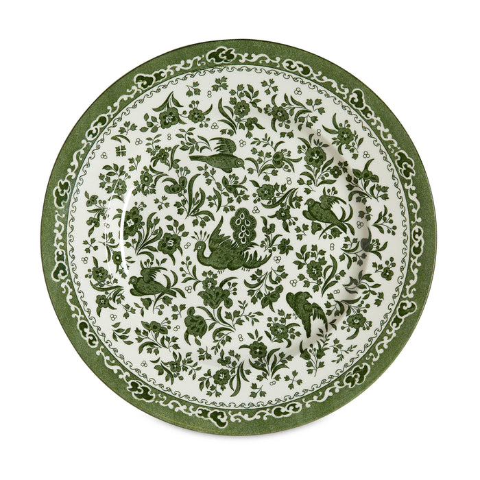 Green Regal Peacock Plate Dinner Plate