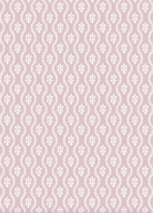 Scalloped Dahlia Wrapping Paper in Rose