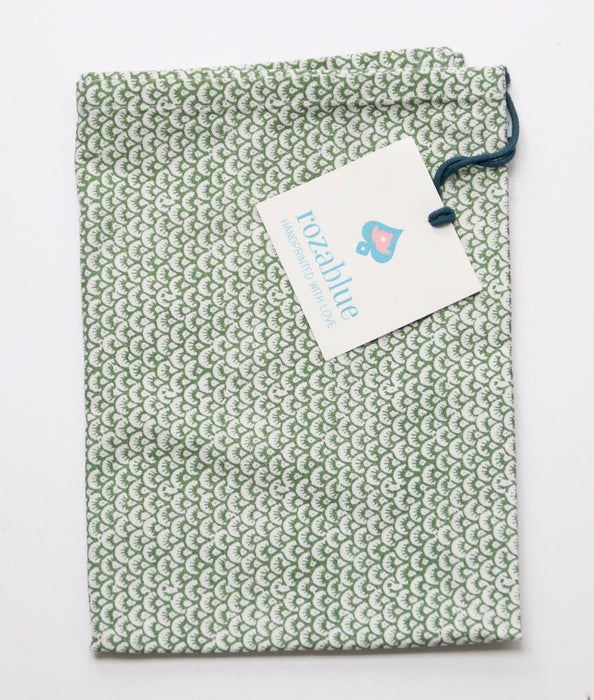 Handmade Chi Chi Green Dishcloth - 100% Cotton