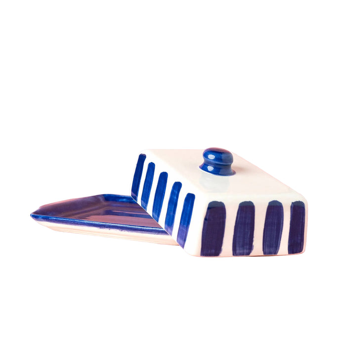 Blue & White Butter Dish