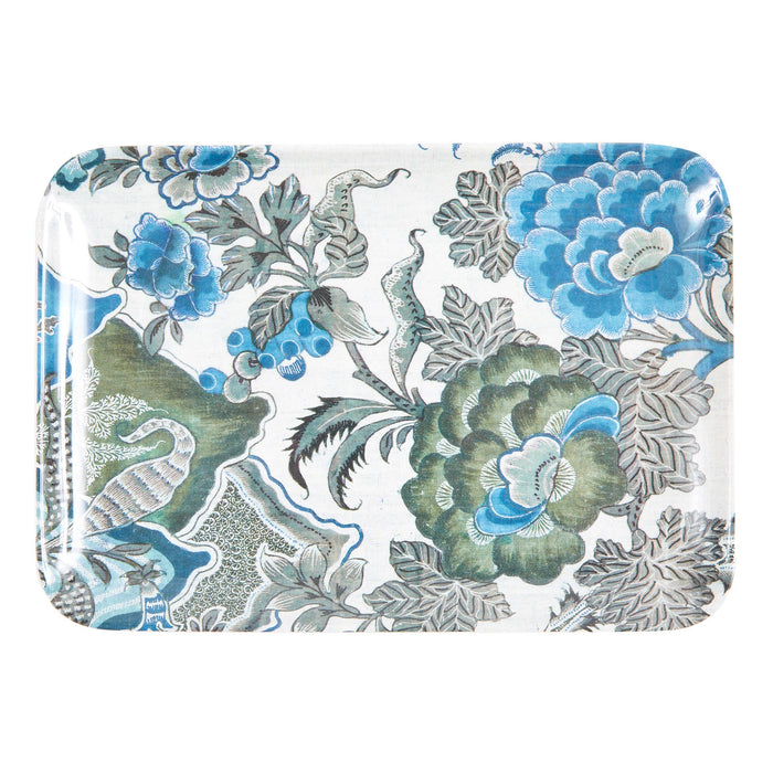 Melamine Serving Trays- Kalamkari Blue- Set of 3