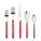 Red Flatware- Italian Made 5 piece set