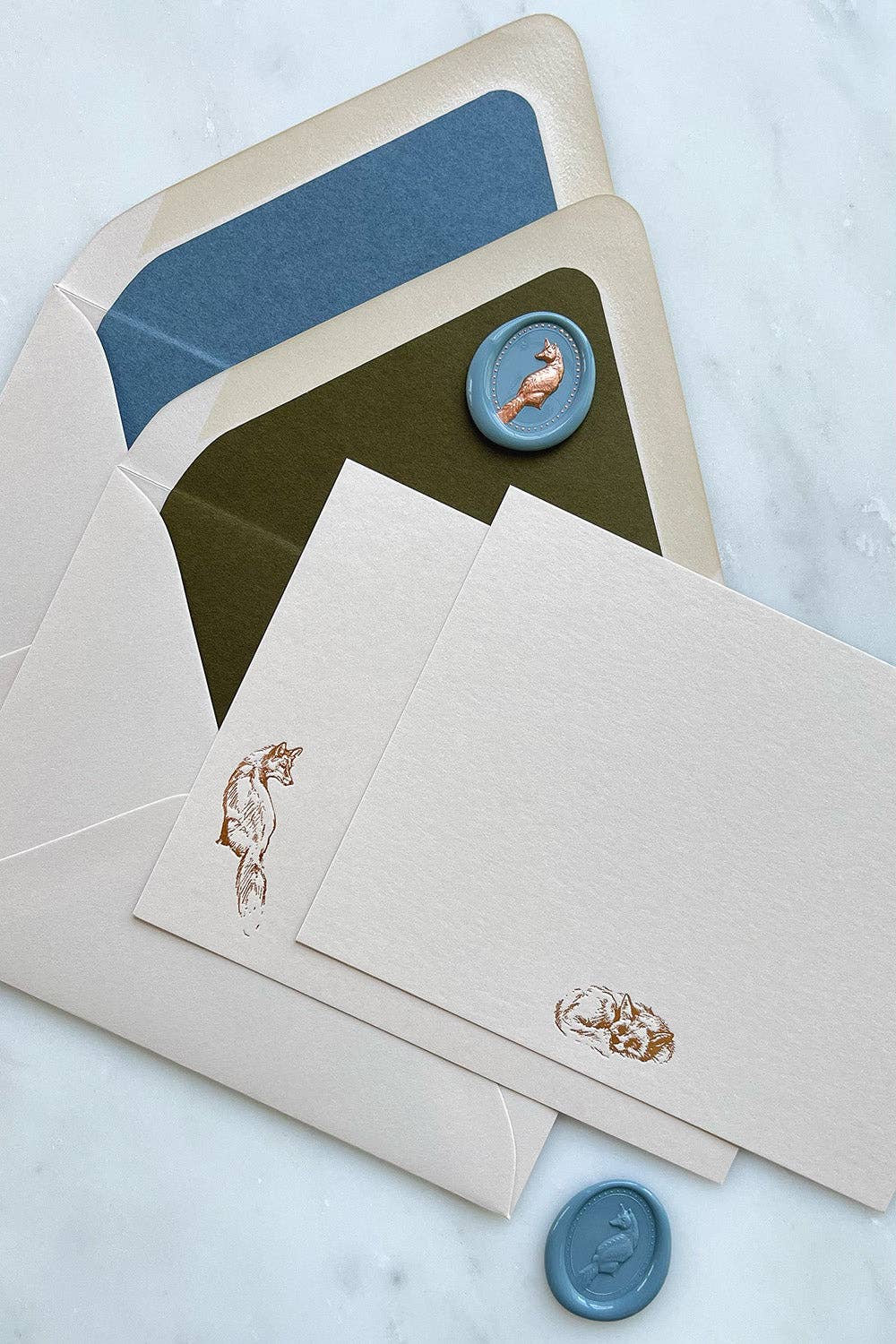 Mixed Fox Foil - Set of 8