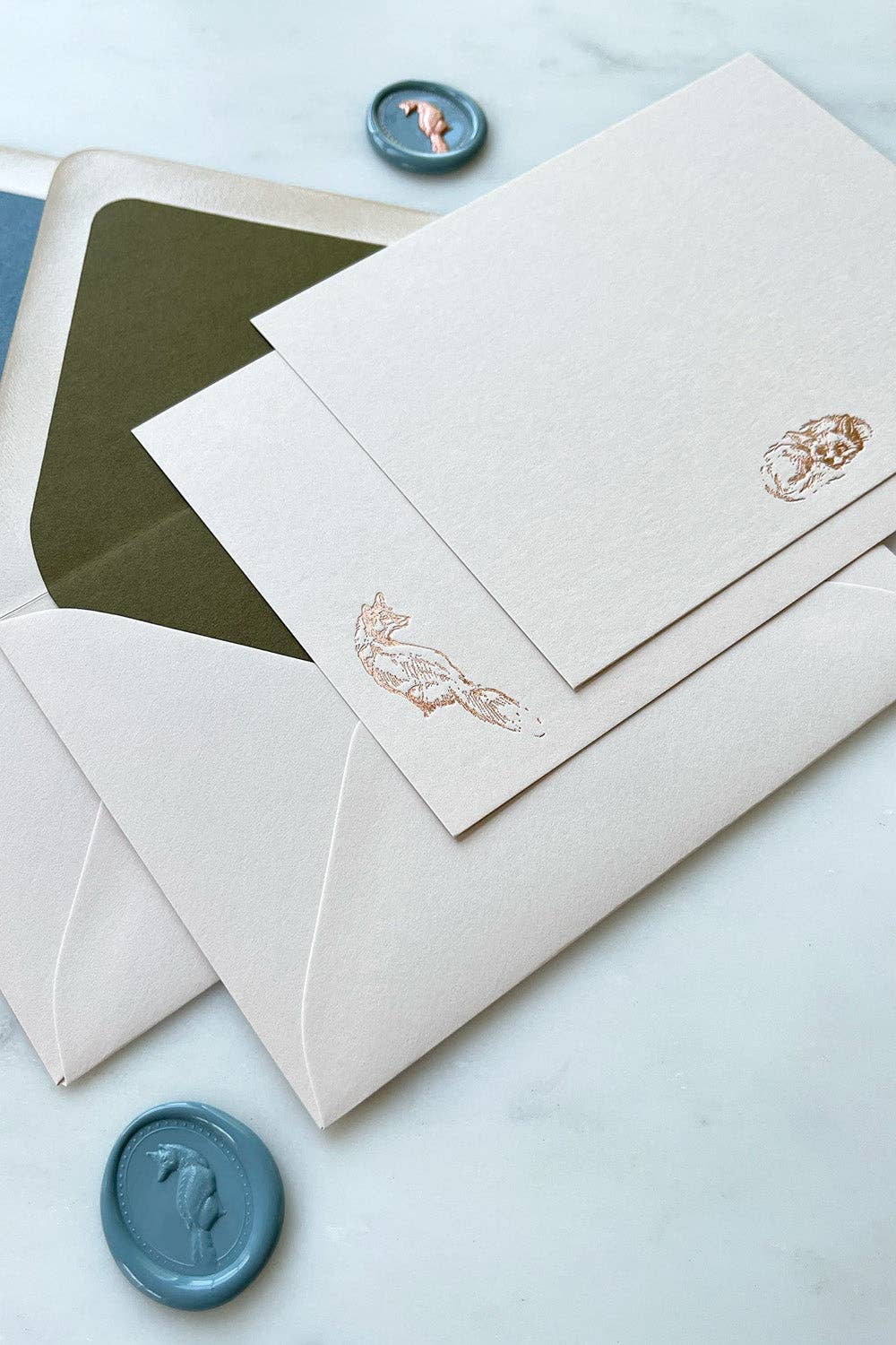 Mixed Fox Foil - Set of 8