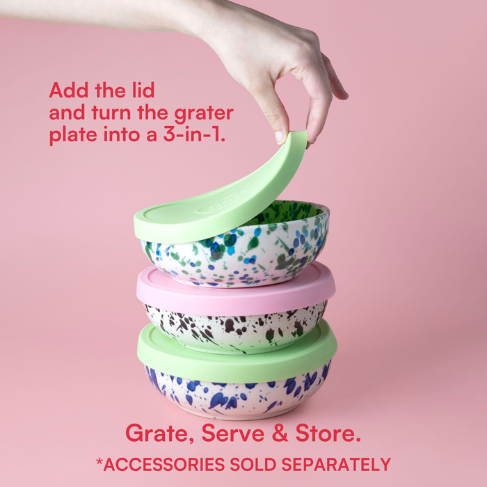 Blue Splatter Ceramic Cheese Grater