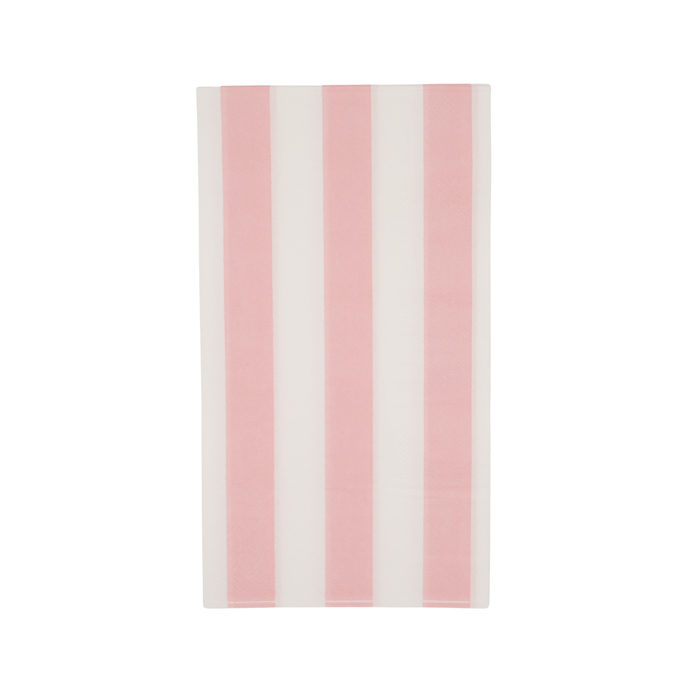 Petal Pink Cabana Stripe Guest Towels