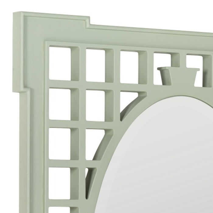 Garden Trellis Mirror (Sage)