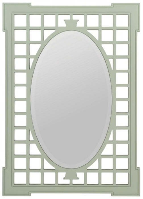 Garden Trellis Mirror (Sage)