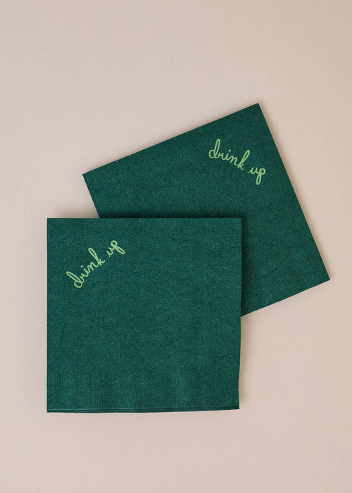 Drink Up Cocktail Napkins - Set of 20