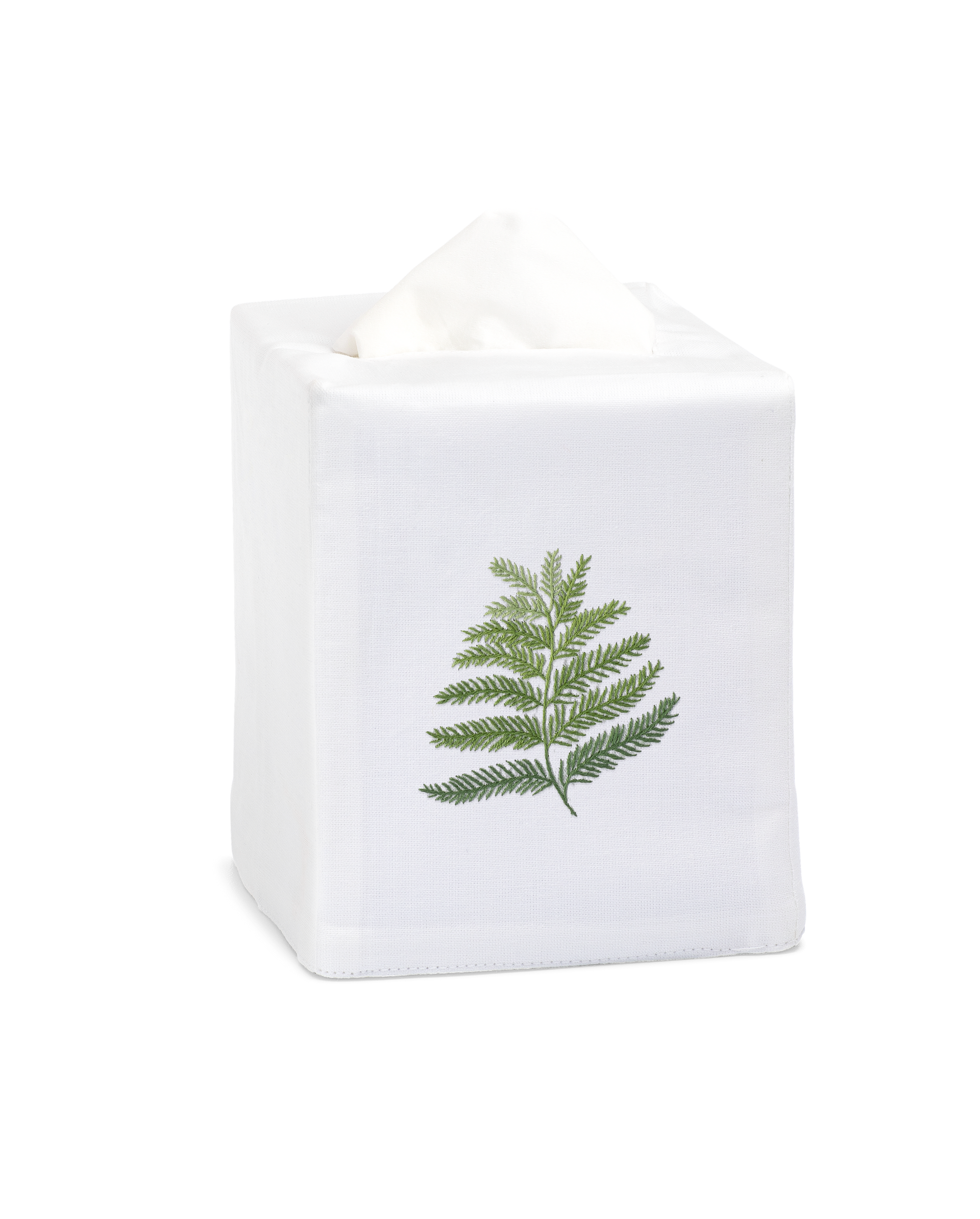 Fern Tissue Box Cover