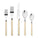 Turtle Dove -Italian Made Flatware 5 Piece Set