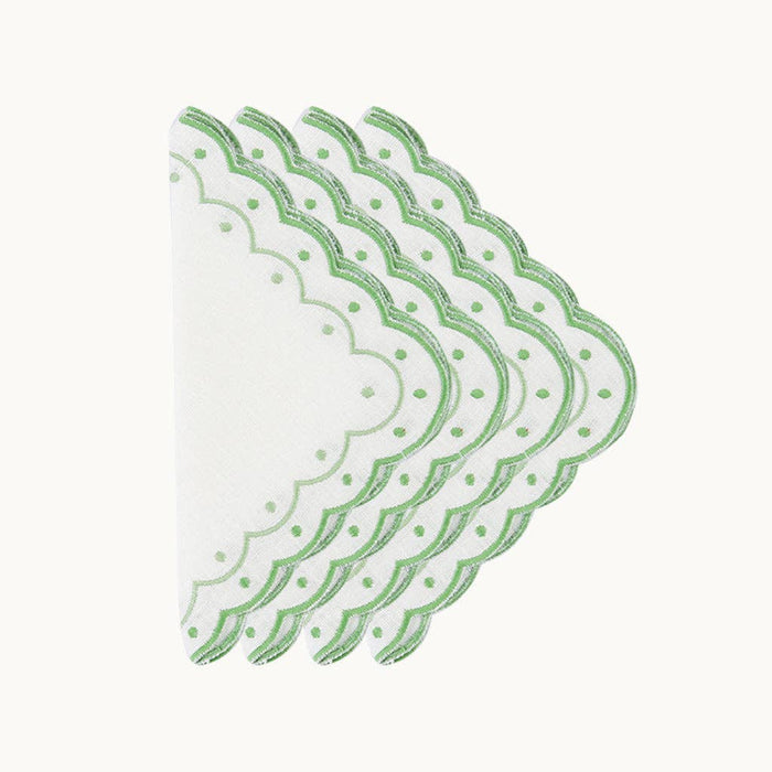 Carmen Linen Green Napkins