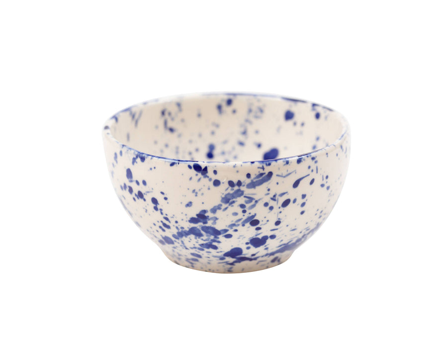 Blue Splatter Nibble bowl