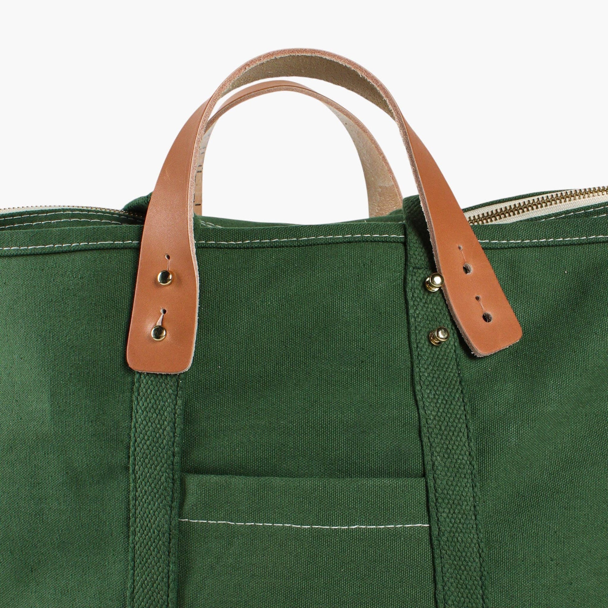 Small Zipper Tote | Pine
