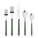 Green - Italian Made Flatware 5 piece set