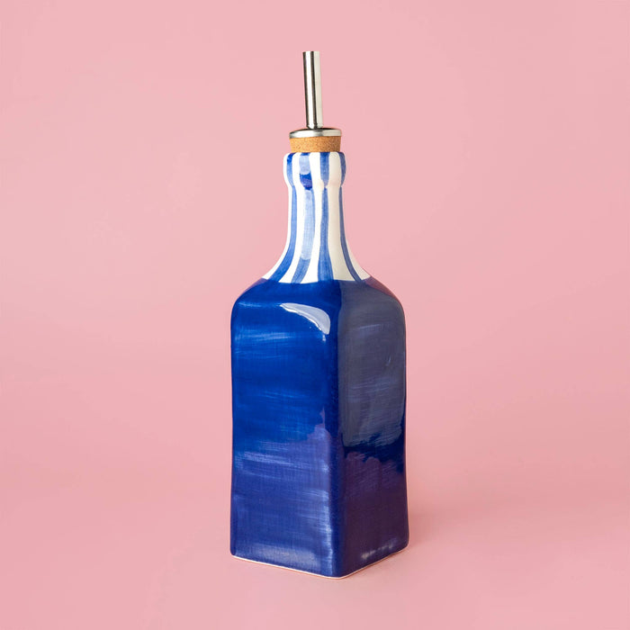 Blue & White Ceramic Oil Dispenser