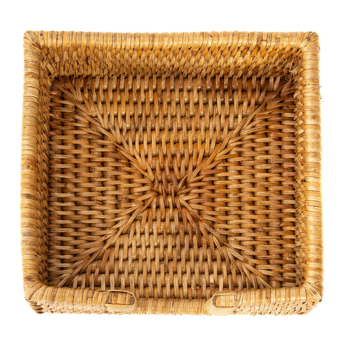 Rattan Honey Brown Cocktail Napkin Holder