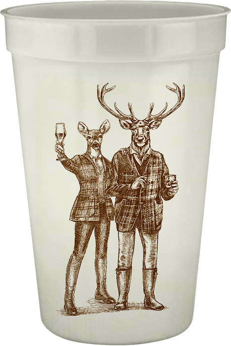 Reindeer Romp 16oz Pearlized Cups