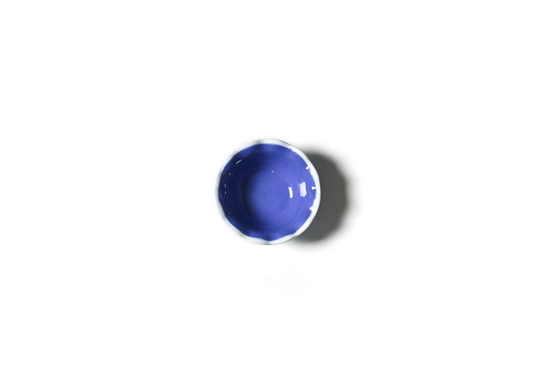 Blue Ruffle Dipping Bowl