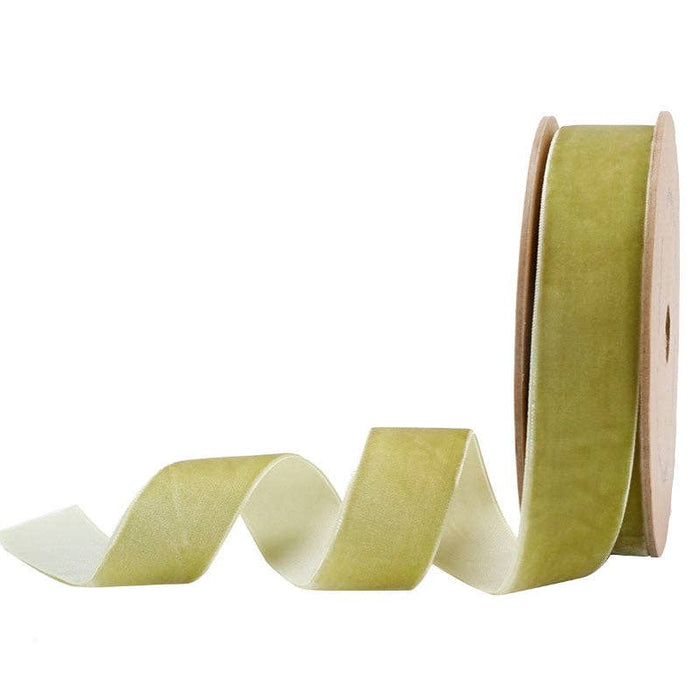 1" Velvet Bay Leaf Ribbon