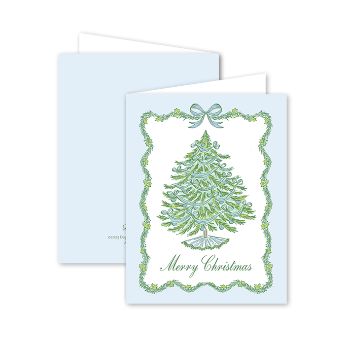 Holly Lane Blue: Boxed Set - 8 Cards & Envelopes