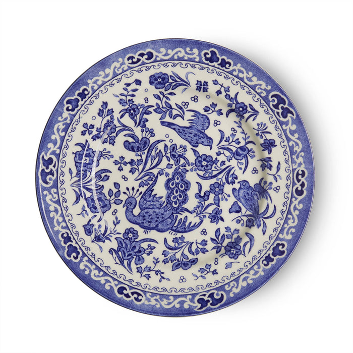 Blue Regal Peacock Large Plate