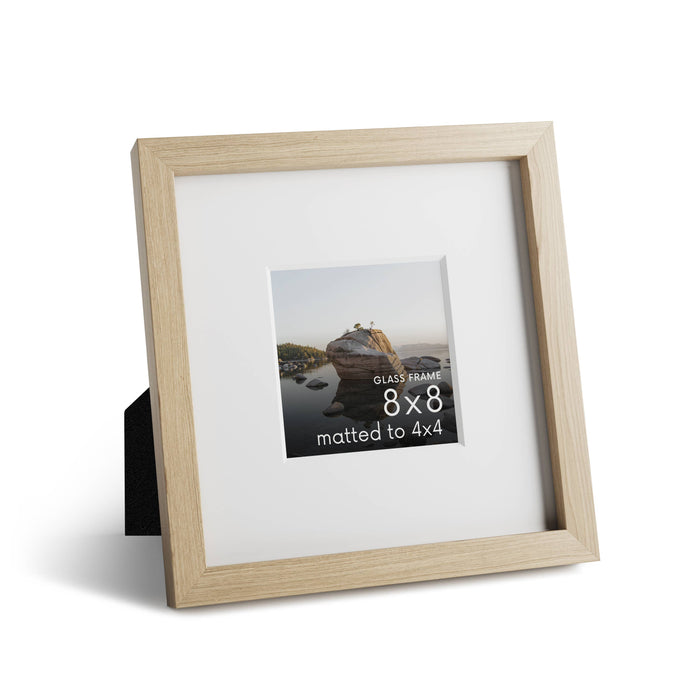 Natural Oak Frame with Glass: 8x10