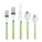 Apple Green - Italian Made Flatware 5 piece set