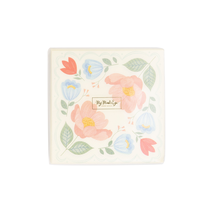 Floral Corner Napkins