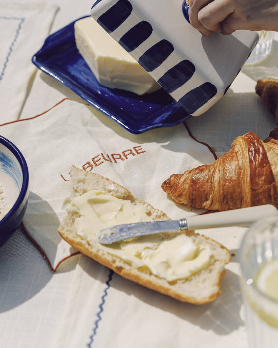 Blue & White Butter Dish