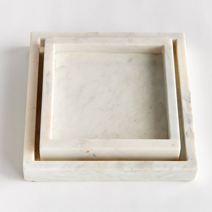 Amani Square Marble Trays Small