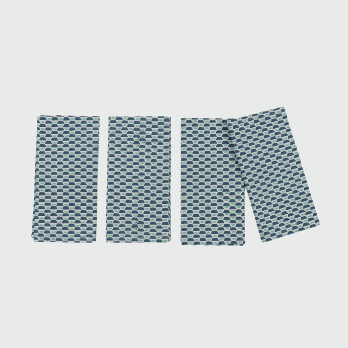 Oliver Blue Napkin - Set of 4