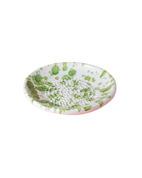 Small Green Ceramic Garlic Grater