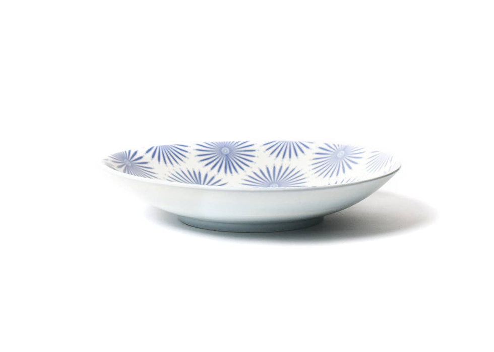 Iris Blue Burst Pip Mix Pasta Serving Bowls