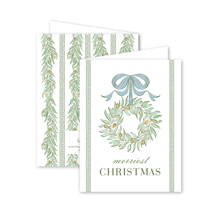 Capri Wreath: Boxed Set of 8 Cards