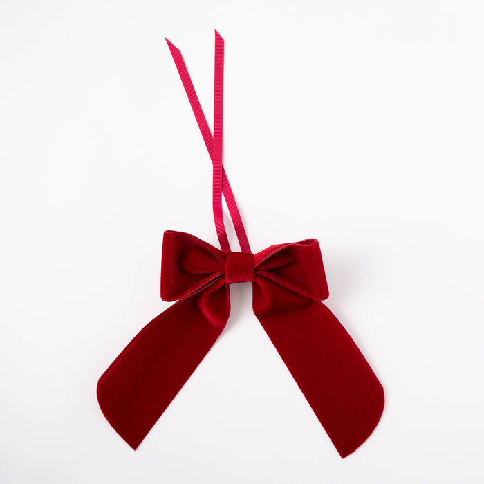 Velvet Napkin Bows for Elevated Tablescapes – Elegant Table : Red