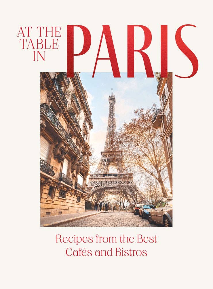 Cover of At the Table in Paris with the Eiffel Tower 