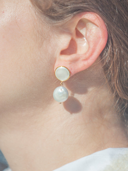 Billie Earrings (White)