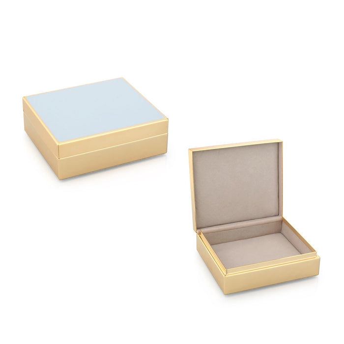 Blue & Gold Box Jewelry Box
