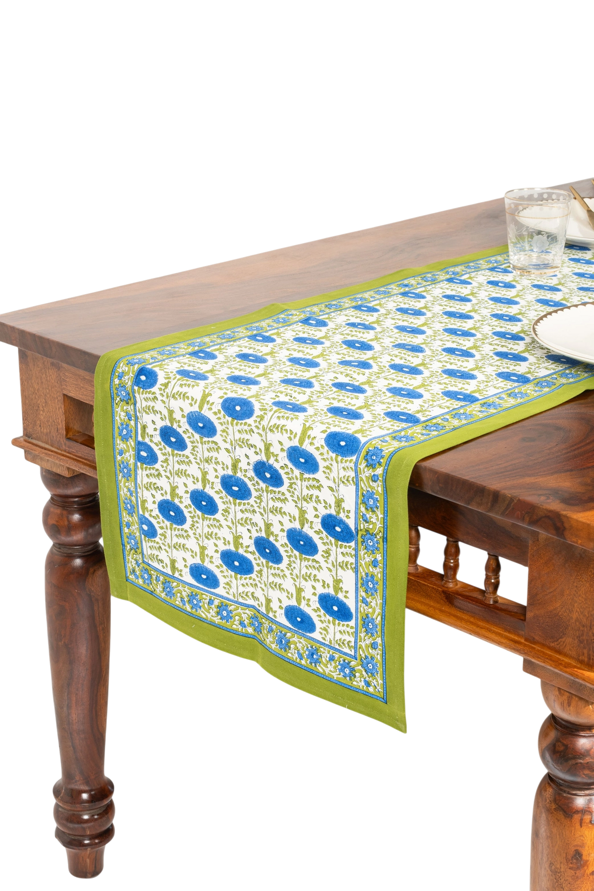 Blue Araminta Runner 16" x 90"