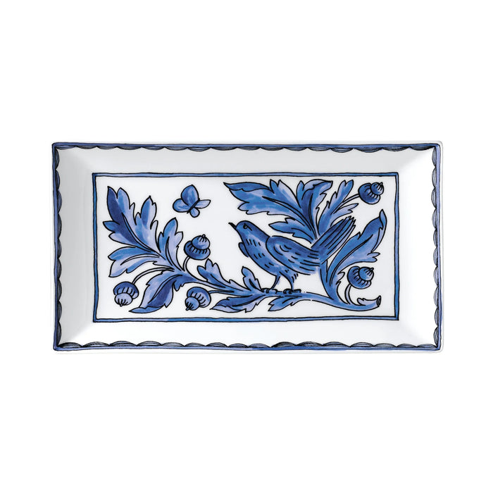 Blue Bird - 11 in. Rectangular Platter