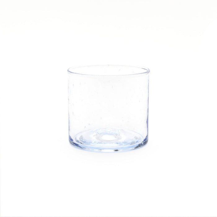 TWISTY WHISKEY GLASS - BULLSEYE BLUE